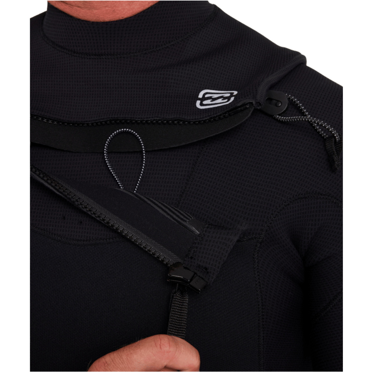 2026 Billabong Mens Furnace Revo 5/4mm Chest Zip Wetsuit ABYW100279 - Black